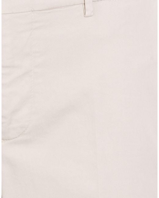 Brunello Cucinelli Natural Pants Cotton, Elastane for men