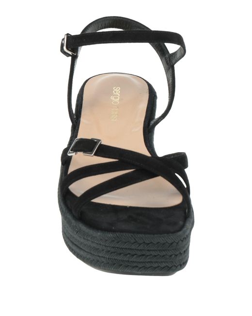 Sergio Rossi Black Espadrilles