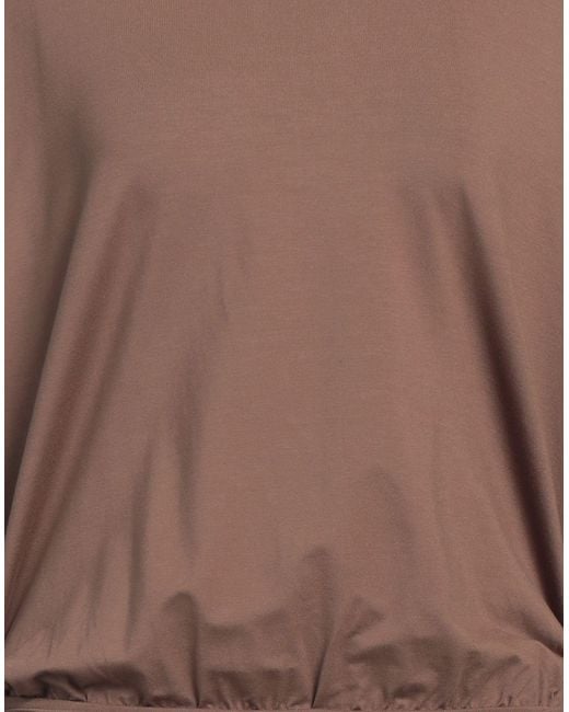 Pinko Brown Top Viscose, Elastane
