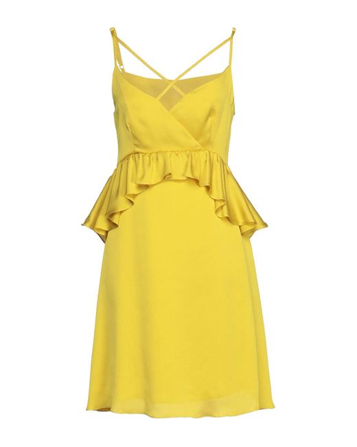 Relish Yellow Mini Dress Polyester