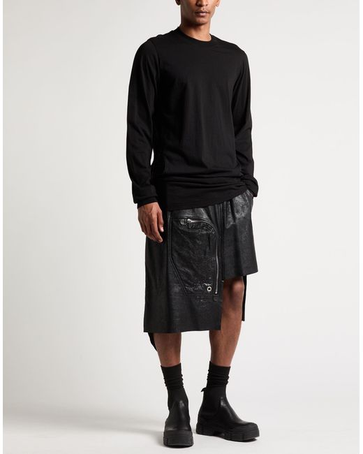 Rick Owens Black T-Shirt for men