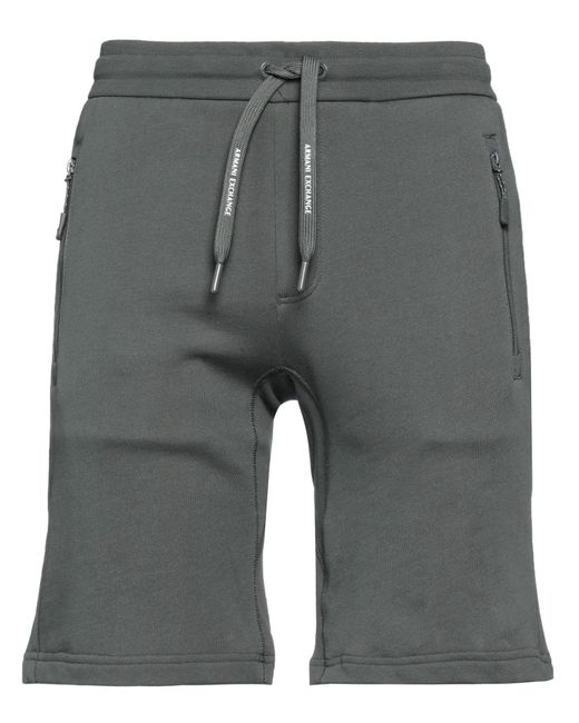 Armani Exchange Gray Shorts & Bermuda Shorts for men