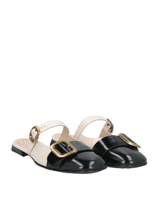 Tod's White Mules & Clogs