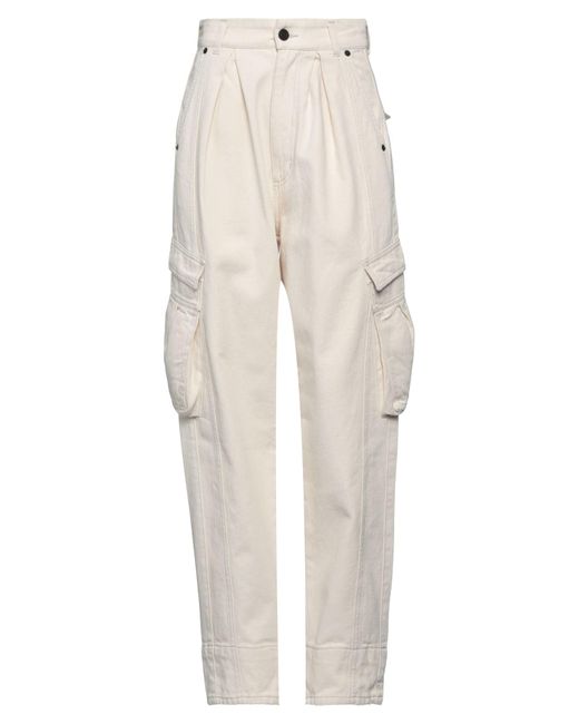 The Mannei White Jeans