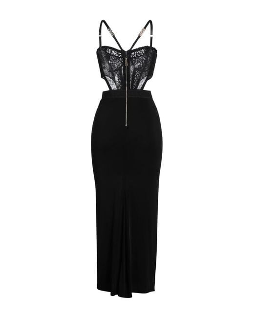 Versace Jeans Couture Black Maxi Dress
