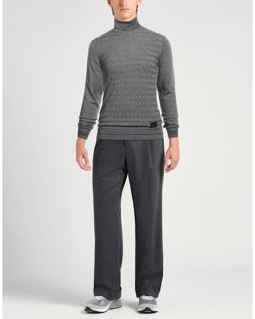 Roberto Cavalli Gray Turtlenecks for men