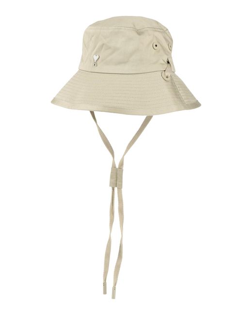 Chapeau AMI pour homme en coloris White