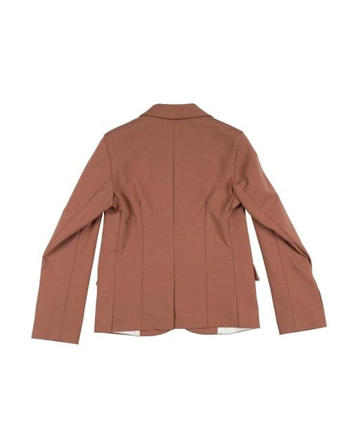 EMANUEL PRIS Brown Blazers for men