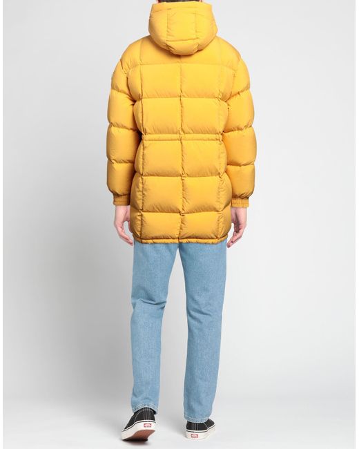 8 MONCLER PALM ANGELS Yellow Puffer for men