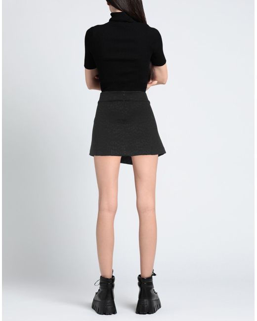 Palm Angels Black Mini Skirt
