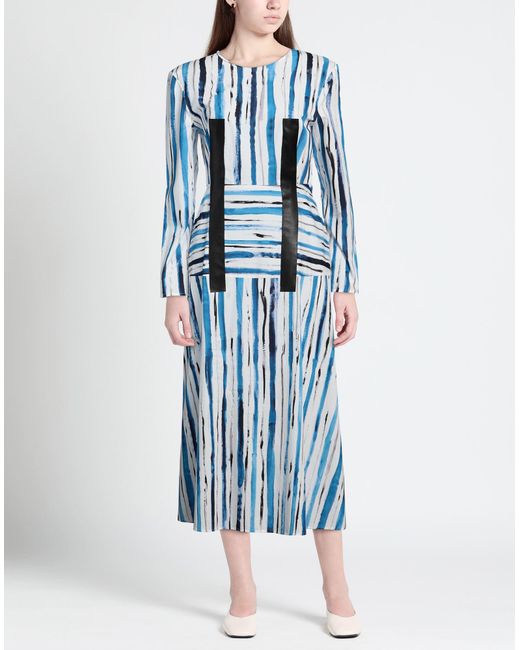 Christopher Kane Blue Midi-Kleid