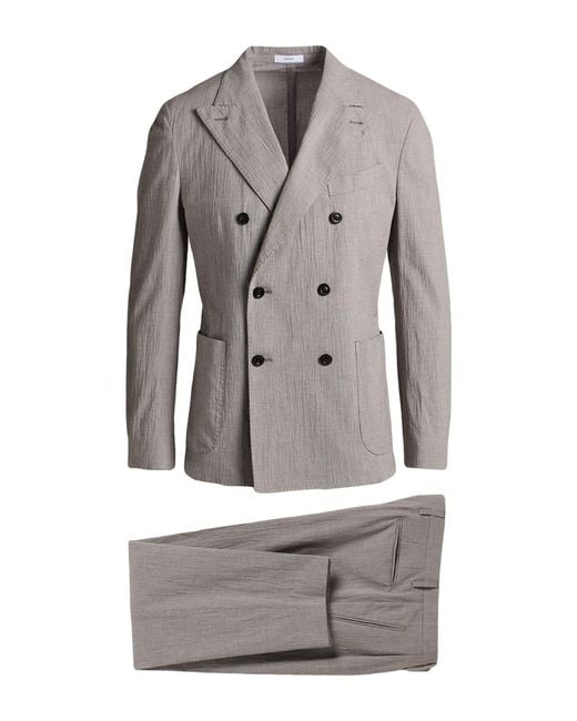Boglioli Gray Suits for men