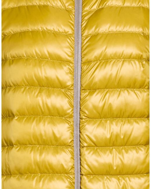 Herno Yellow Globe Puffer Polyamide, Cotton