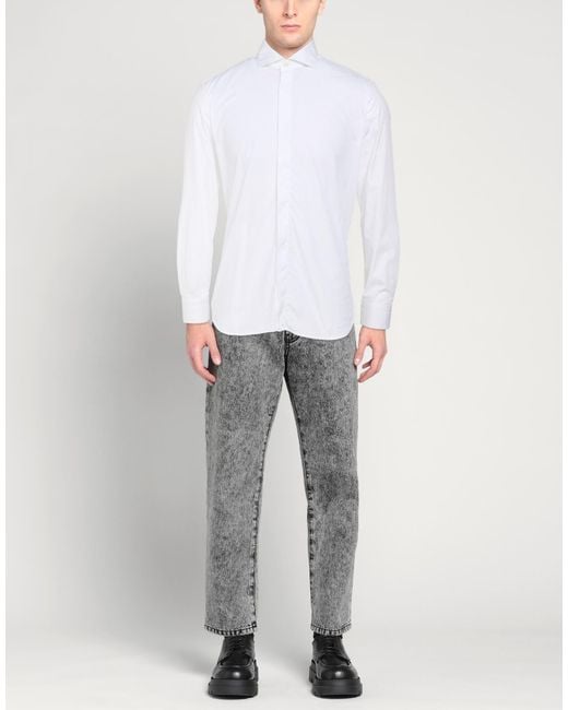 Alea White Shirt Cotton for men