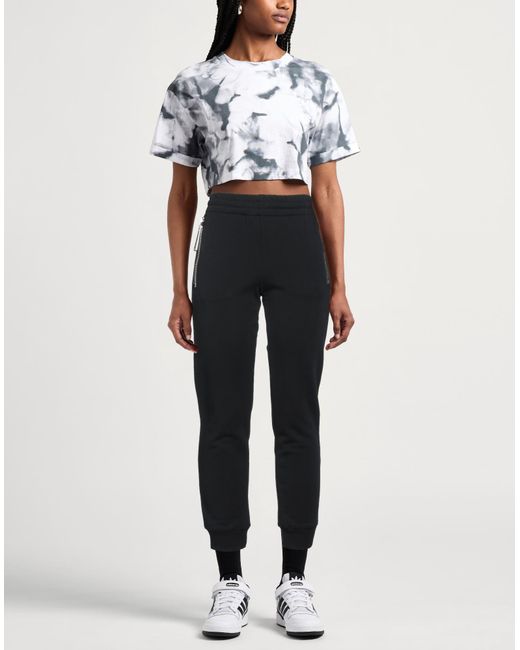 Moschino Black Couture Pants Cotton