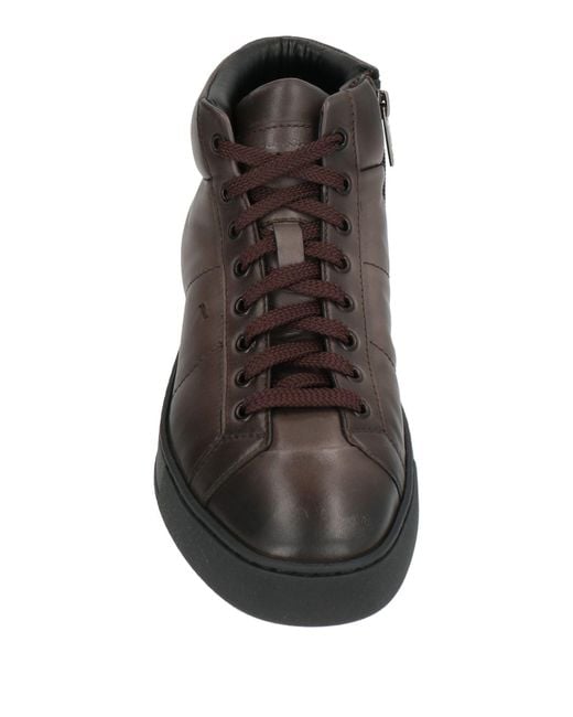 Santoni Brown Sneakers for men