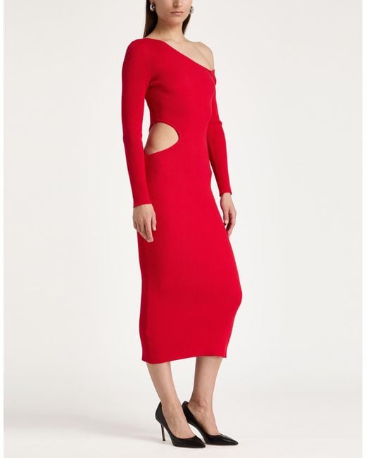 ViCOLO Red Midi Dresses