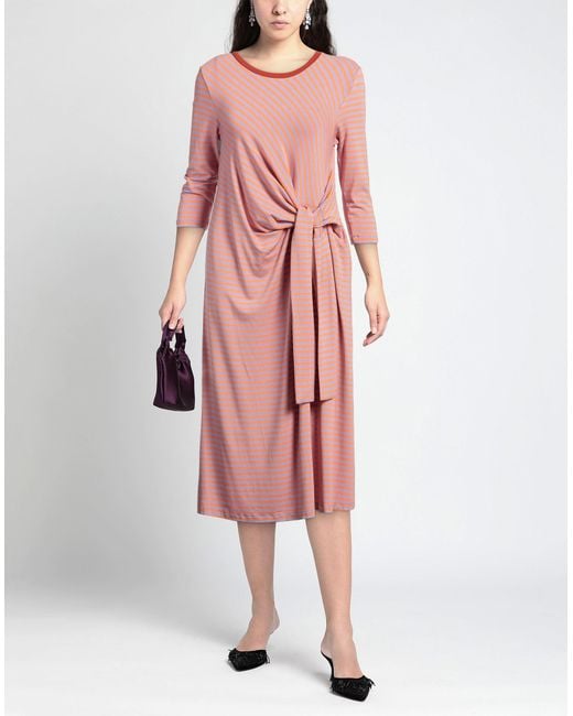 Niu Pink Midi-Kleid