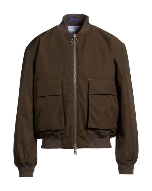 Embassy of Bricks and Logs Brown Jacket for men