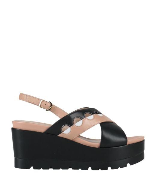 Luciano Barachini Black Sandals