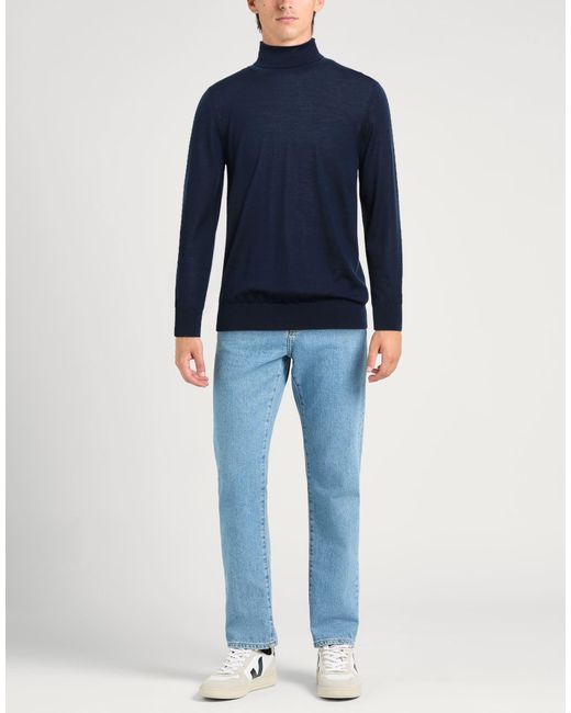 Bellwood Blue Turtleneck for men