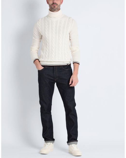 Colmar White Turtleneck for men