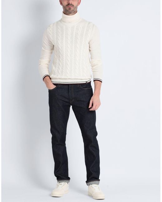 Colmar White Turtleneck for men