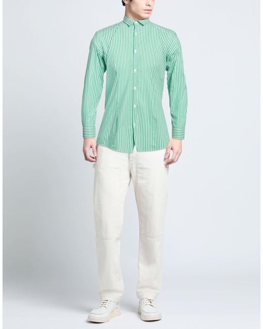 Daniele Alessandrini Green Shirt for men