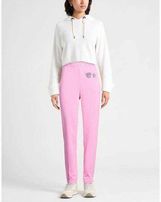 Chiara Ferragni Pink Trouser
