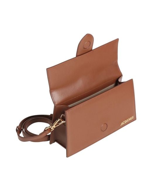 Jacquemus Brown Grande Bambino -- Handbag Cow Leather
