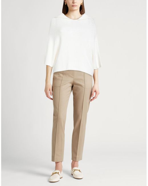 Fabiana Filippi White Cashmere Ivory Sweater Cashmere