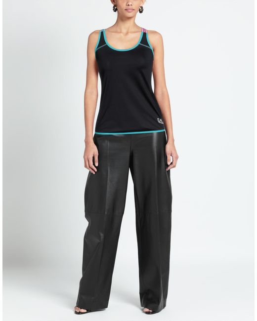 EA7 Black Tank Top