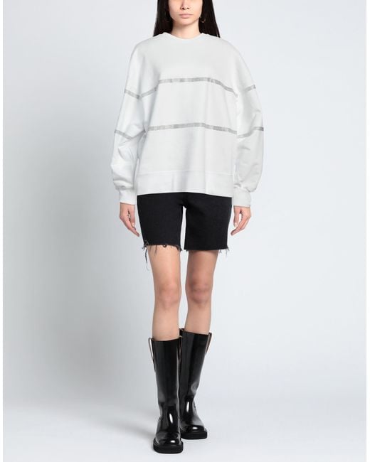 Gcds White Sweatshirt