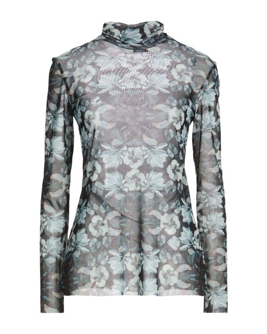 Franco Ferrari Gray Deep Top Polyester, Elastane