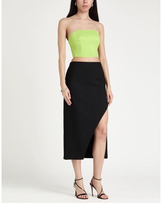 Hanita Green H Couture Top Polyester, Nylon, Elastane