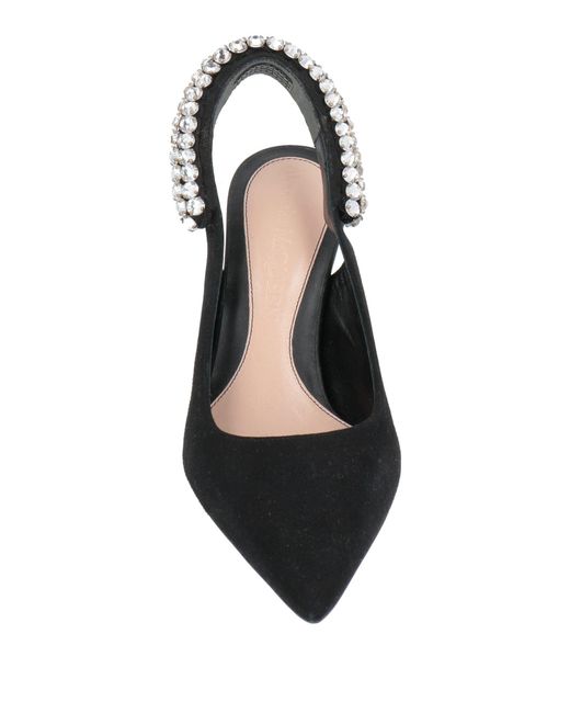 McQueen Black Pumps Leather