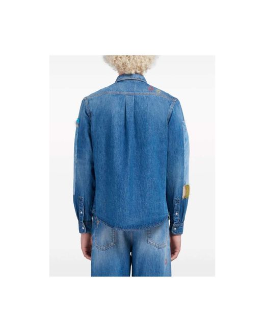 Chemise en jean Marni pour homme en coloris Blue