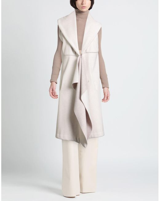 MILVA MI White Coat Viscose, Wool, Acetate, Nylon