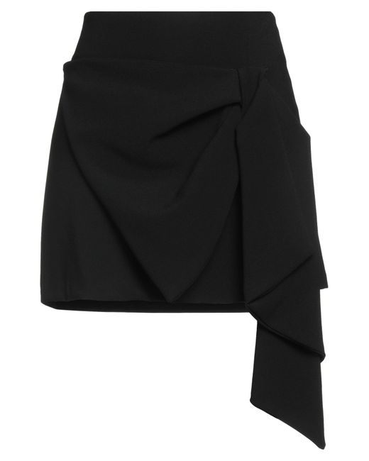 Silvian Heach Black Mini Skirt Polyester