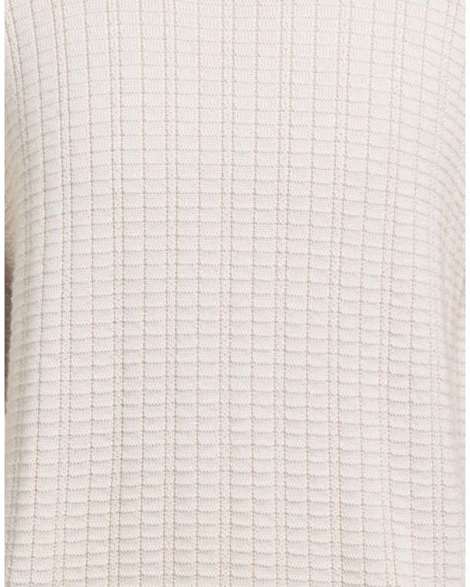 Alpha Studio White Turtleneck for men