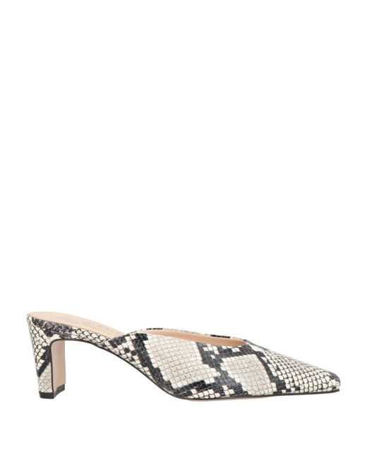 J.A.P. JOSE ANTONIO PEREIRA Metallic Mules & Clogs