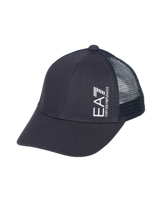 EA7 Cotton Hat in Dark Blue (Blue) for 