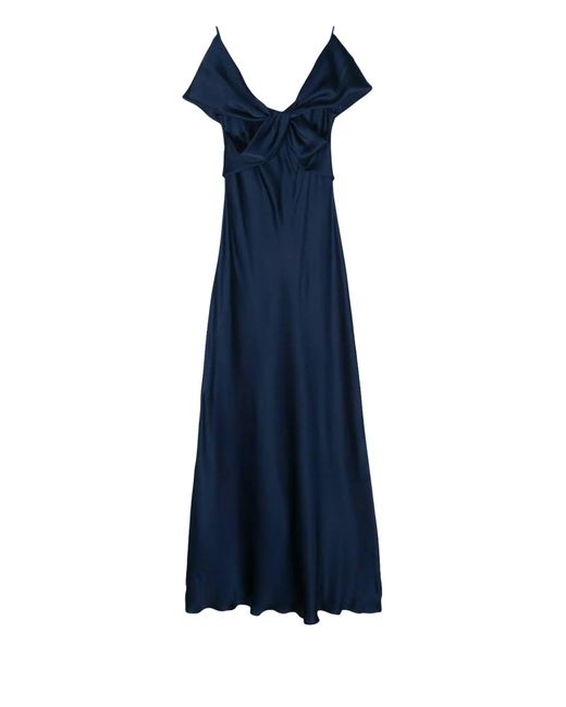 Alberta Ferretti Blue Midi-Kleid