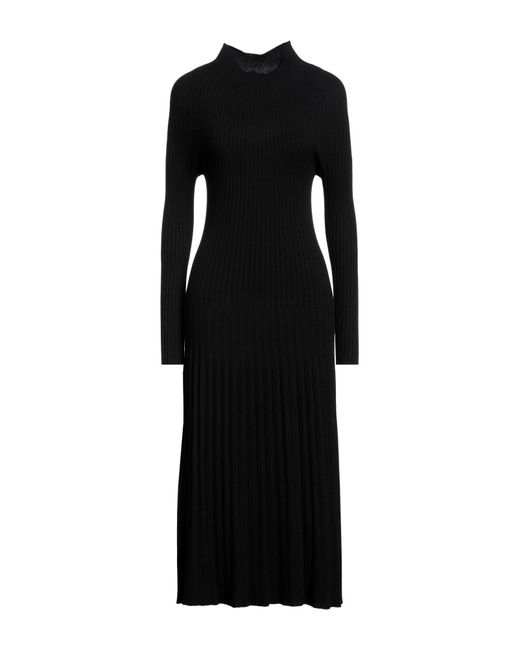 KATE BY LALTRAMODA Black Midi Dress