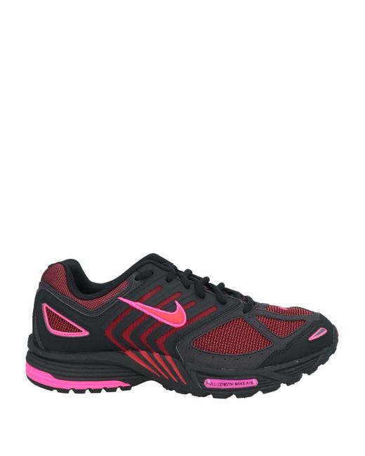 Nike Black Woven Textile Lace-Up Sneakers for men