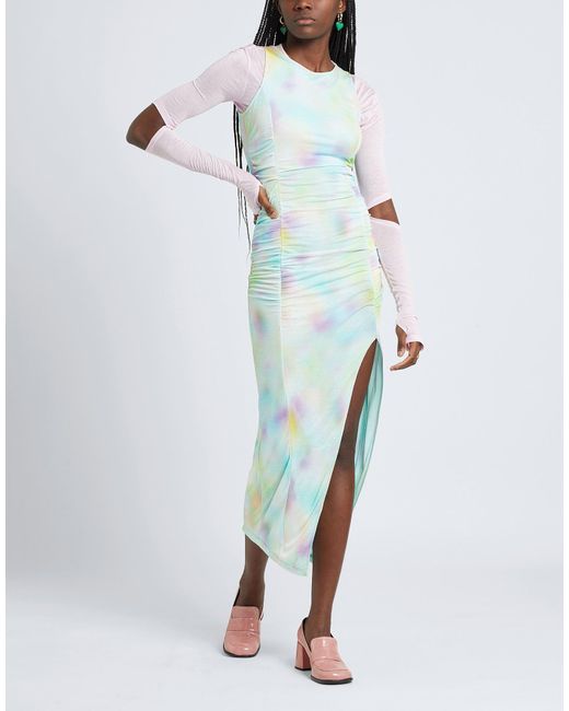 8 by YOOX Blue Long Dress