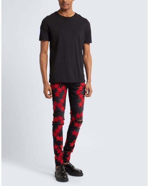 Amiri Red Jeans for men