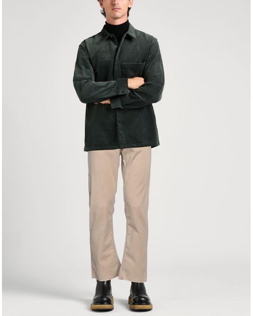 Paolo Pecora Natural Pants Cotton, Elastane for men