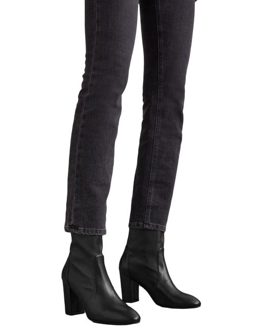 stuart weitzman black ankle boots