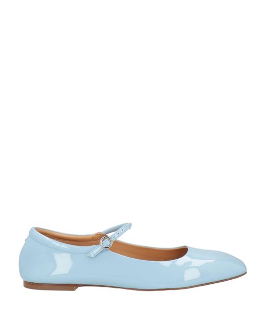 Aeyde Blue Ballet Flats
